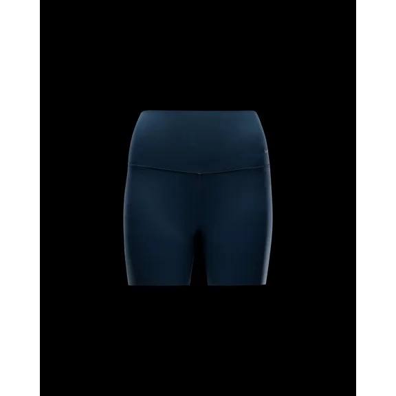 Nike Zenvy Women's Gentle-Support High-Waisted 5" Biker Shorts (Armory Navy/Black, FN3156-478) Size X-Small