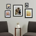 thumbnail image 2 of DesignOvation Leno 5" x 7" Matted to 3.5" x 5" Black Picture Frame, 2 of 7