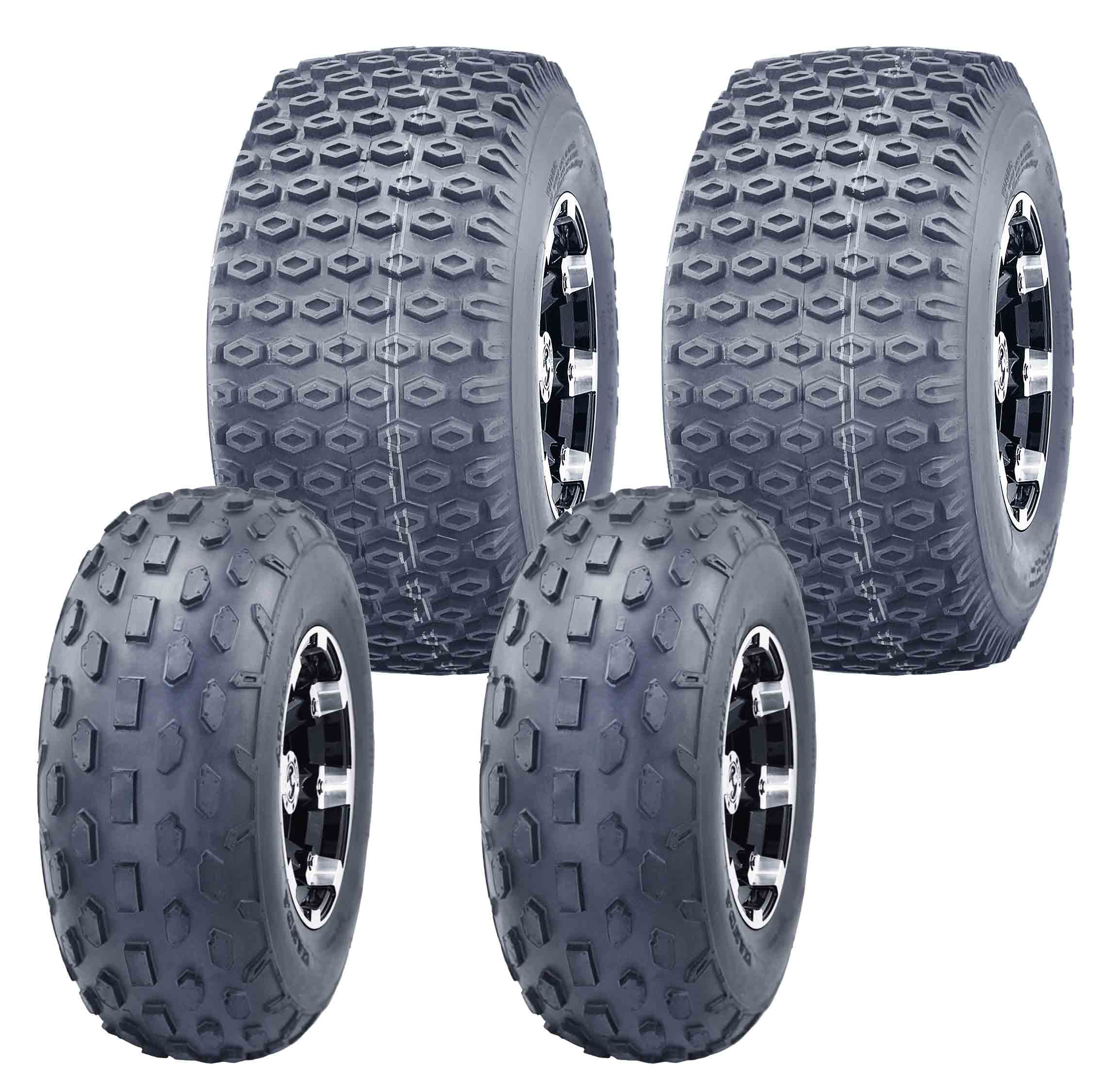 Set 4 WANDA ATV Tires 19X78 19x7x8 & 18X9.58 18X9.5X8 4PR Walmart