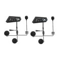 thumbnail image 1 of 2 Set Motorcycle 5.0 Bluetooth Helmet Intercom Universal Pairing Earphone Headset with CNC Noise Red, 1 of 5