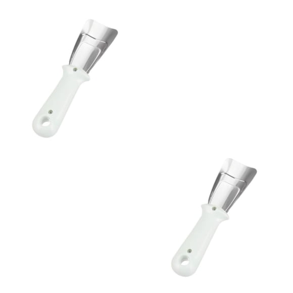 Matsuzay Pala de descongelación, congelador, raspador de hielo, herramienta de descongelación, dispositivo de limpieza de cocina Verde 2piezas