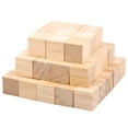 thumbnail image 2 of KEINXS 50Pcs Wood Blocks for Crafts Pine Wood Square Blocks 1 Inch Unfinished Wood Craft Cubes Natural Wooden Blocks Wooden Cubes for Model Making Crafts DIY Projects, 2 of 10