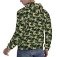 thumbnail image 6 of Fotbe Men's Hoodie with Camouflage Dinosaur Pattern - Kangaroo Pocket Pullover Hooded Sweatshirt, Perfect for Daily Wear, Travel, and Home-4X-Large, 6 of 7
