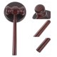 thumbnail image 4 of ColoMX 1 juego de martillo de subasta, martillo de madera para abogado, martillo de juez, martillo multifuncional, 4 of 7