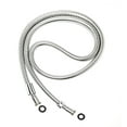 thumbnail image 4 of Ana Bath High-Pressure Anti-Clog 5-Inch 5- Setting Handheld Shower Head System + 96-Inch Stainless Steel Shower Hose (Chrome), 4 of 6
