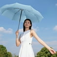 thumbnail image 4 of Hearth & Gear Tri Fold Black Folding Sun Umbrella Use For Sunny And Rainy Days Customized Umbrella Automatic Folding Umbrella Kid Umbrella Cute Small Umbrella Reverse Closing Umbrella Easy Umbrella, 4 of 4