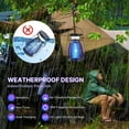 thumbnail image 6 of Bug Zapper Outdoor Indoor, Rechargeable Mosquito Zapper Waterproof, Electric Fly Zapper, 3 in 1 Fly Trap, Insect Killer Lamp for Home, Patio, Backyard, Kitchen, Camping, 6 of 8