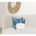 thumbnail image 7 of HomeRoots Blue, White Crab Zippered Coastal Throw Indoor Outdoor Pillow Cover, 7 of 7