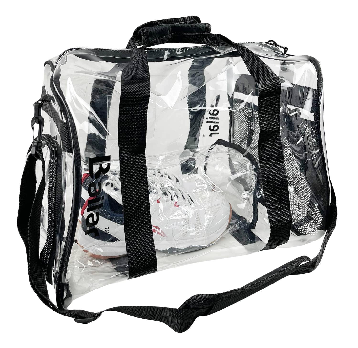Clear Duffel Bag With Shoes Compartment