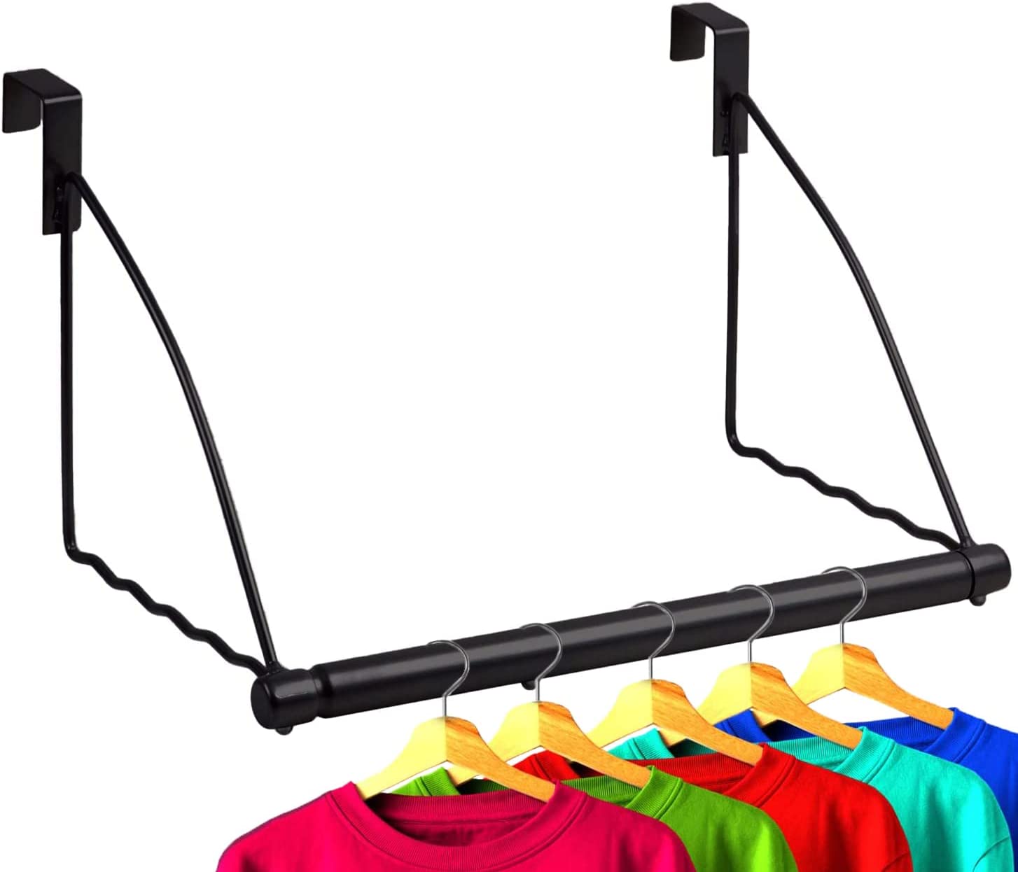 HOLDN’ STORAGE Over the Door Hooks Door Rack Hangers for Clothes