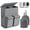 Gray, variant on BGTREND Double Laundry Hamper with Lid, 180L Dirty Clothes Basket with 2 Removable Bags & 2 Side Pockets, Collapsible Laundry Sorter, Black