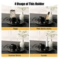 thumbnail image 3 of Candle Holder-4 in 1 Incense & Candle Holder - Ceramic Incense Holder Ash Catcher Tray for Meditations Room White, 3 of 6