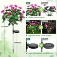 thumbnail image 3 of ZCSKFIN Solar Garden Lights with Azalea Flower Design, 56 Colorful LED Solar-Powered Pathway Lights for Yard, Lawn, Patio, and Garden Decor, Energy-Efficient and Weatherproof​​, 3 of 9