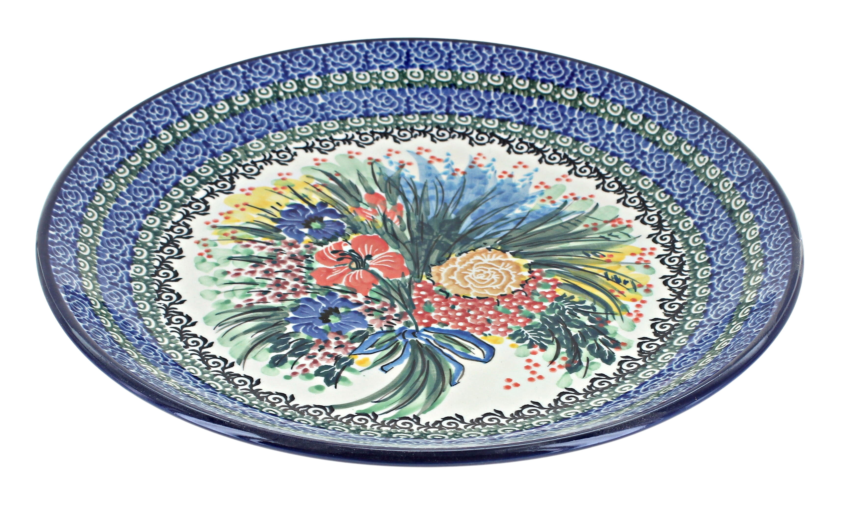 Polish pottery dinner plates top