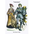 thumbnail image 1 of German Costumes: Noble Woman and Knight Fine art canvas print (20" x 30"), 1 of 1