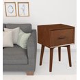 thumbnail image 3 of HomeRoots 524164 26.5 x 18 x 15 in. Brown Wood End Table with Drawers, 3 of 3