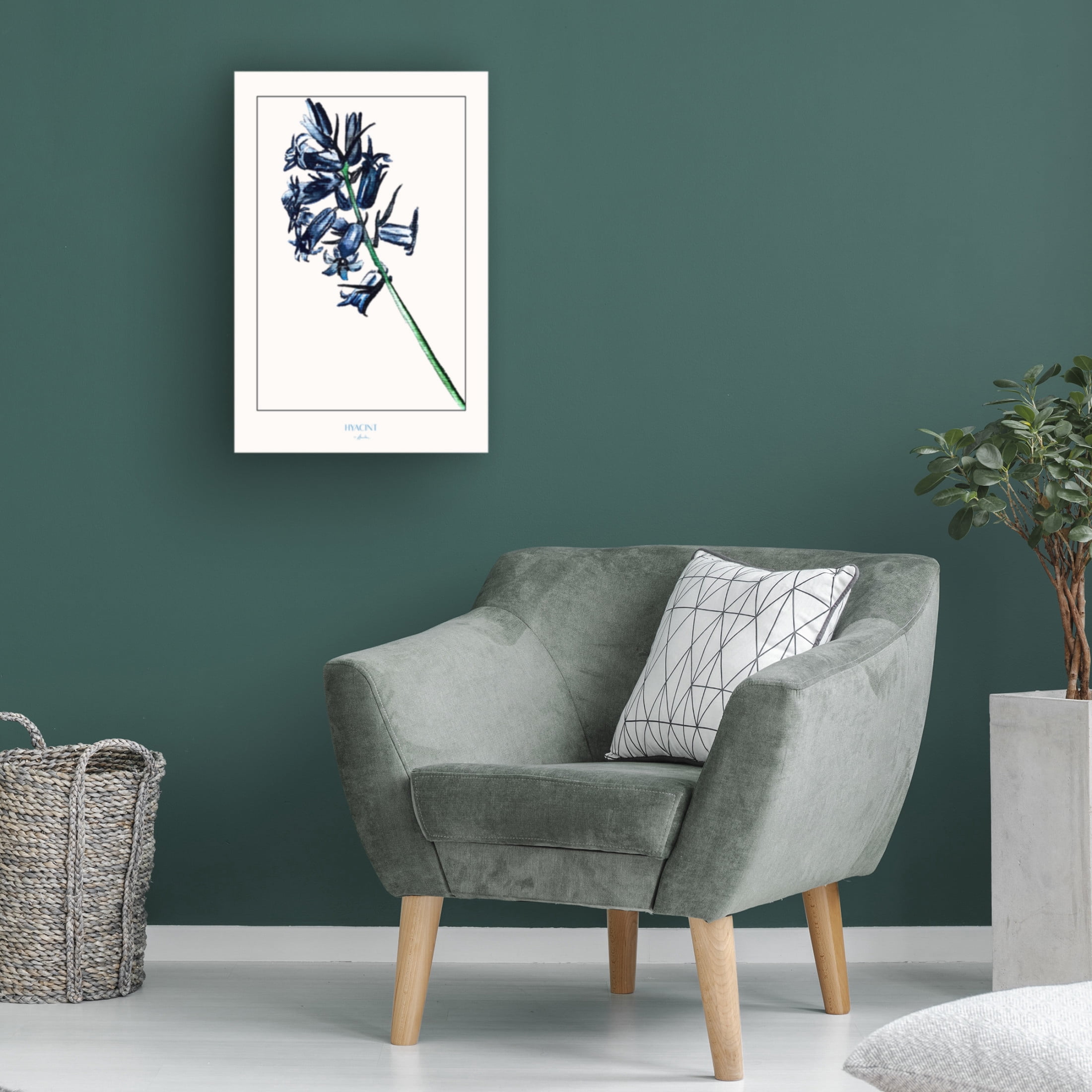 Trademark Fine Art Annika John Hyacint Canvas Wall Art