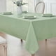 thumbnail image 4 of Mantel Rectangular Impermeable de Lino Texturizado en Verde Salvia (52x70 Pulgadas) Resistente a Manchas y Arrugas Ideal para Comedor Fiestas y Camping, 4 of 5