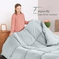 thumbnail image 4 of Comforters Queen Size All Season Duvet Insert Down Alternative Box Stitched Bed Comforter with Corner Tabs Machine Washable (), 4 of 8