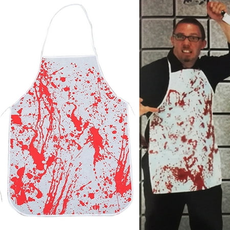 

Meidiya Halloween Horror Apron Scary BloodyPrank Bloodstain Festival Dress-Up Props Cooking Aprons for Party