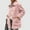 Pink, variant on ITSAME Womens Fleece Jackets, Solid Lapel Plush Cozy Winter Warm Casual Trendy Coat Navy S