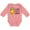 Mauve, variant on Inktastic I Love My Pappy with Pineapple Girls Long Sleeve Baby Bodysuit