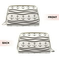 thumbnail image 3 of Gaeub Anchors and Ropes Printed Travel Cosmetic Bag,Makeup Bag, Large Capacity Toiletry Bag for Women, Portable Pouch Make Up Organizer with Zipper and Divider, 3 of 8