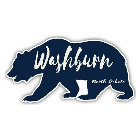 

Washburn North Dakota Souvenir 3x1.5-Inch Fridge Magnet Bear Design