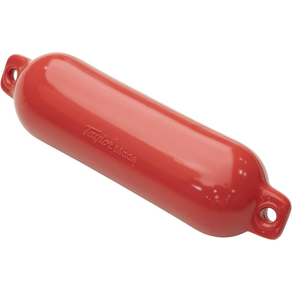 "Taylor Made Products 551024 Hull Gard Inflatable Vinyl Boat Fender, 10.5 x 30 inch, Red"