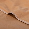 thumbnail image 4 of Organictune Velvet Long Body Pillowcase, Super Soft and Cozy Luxury Fuzzy Body Pillow Cover with Zipper Closure, Camel, 20" x 54", 4 of 5