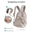 thumbnail image 2 of BAGSMART College Backpack, Lightweight Bookbag with 15.6 inch Laptop Compartment, Casual Daypack for Travel Work Commuter, Camel, 2 of 7