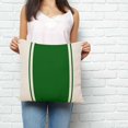 thumbnail image 2 of Green Vintage Pillow Covers 26x26 Inch Decorative Throw Pillow Cover, Geometric Stripes Simple Lines Sofa Pillowcases Accent Cushion Case Home Decor Bedroom Living Room, 2 of 6