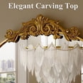 thumbnail image 4 of Lumora 26"x40" Arched Vintage Mirror Decorative Bathroom Wall Mirror,Gold, 4 of 5
