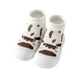 Vuygyu Baby Girl Shoes Rubber Sole Non Indoor Slipper Girls First