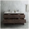 thumbnail image 7 of Fresca Formosa 58" Floor Standing Open Bottom Double Sink Modern Bathroom Cabinet in Ash, 7 of 7