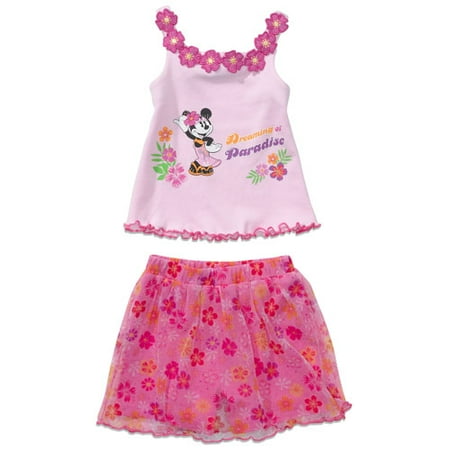 Disney - Minnie Mouse Tropical 2-Piece Scooter Set, Infant