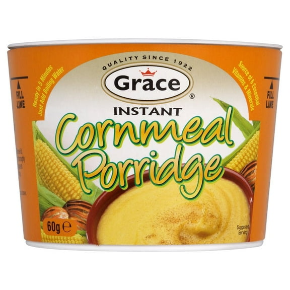 Grace Instant Cornmeal Porridge 60g (pack of 12)
