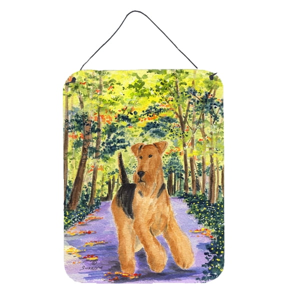 Airedale Aluminium Metal Wall or Door Hanging Prints