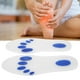 thumbnail image 3 of Plantilla De Silicona, Almohadilla De Calzado De Absorción De Choque Con Fuerte Adsorción Y Buena Elasticidad, Cojín De Masaje Para Caminar Cómodo, Reutilizable Para Tres, 3 of 7