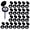Black, variant on 500pcs Plastic Hinged Screw Covers Caps, Flolding Screw Cap Covers Flip Tops Snap (White, M4)