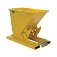thumbnail image 2 of Vestil Manufacturing D-25-HD-YEL 0.25 cu. Yards, 6000 lbs Heavy Duty Self-Dumping Steel Hopper - Yellow, 2 of 4