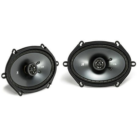 Kicker CS Series 6 x 8 Inch Coaxial EVC 2 Way 450 Watt Speakers 43CSC684