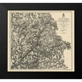 thumbnail image 2 of Ruger 22x20 Black Modern Framed Museum Art Print Titled - Atlanta Campaign IV - Ruger 1864, 2 of 5