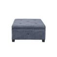 thumbnail image 3 of Madison Park Aspen Ottoman with Blue Finish MP101-1002, 3 of 4