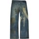 thumbnail image 2 of Hollister Hombre Destroyed Boot Cut Jeans, Azul, 30W x 30L, 2 of 2