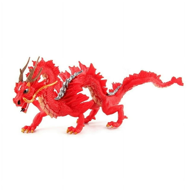 Modèle Mythologique Dragon Modèle Collectionnable Festif Excellente Fabrication Figurine d'Action Dragon Phoenix Animal pour Décoration