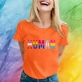 thumbnail image 2 of T-shirt à Col Rond Imprimé Élégant pour Femmes T-Shirt à Manches Longues T-Shirts Unis à Manches Longues pour Femmes T-Shirt de Course pour Femmes T-Shirt à Rayures Femmes T-Shirt Mince à Manches Longues T-Shirts Plus Trash Femmes T-Shirt Uni T-Shirts Longs, 2 of 4