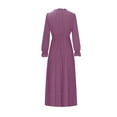 thumbnail image 5 of Njagoc3 Womens Long Sleeve V - Neck Maxi Dress, A - Line Formal Gown, Fall Party & Ceremony Wear, 5 of 5