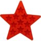 thumbnail image 1 of Molde para cubitos de hielo, bandeja para cubitos de hielo de cinco estrellas, molde antiadherente para hacer hielo, rojo, 1 of 4