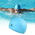 thumbnail image 4 of Swimming Hat Ear Protection Coating High Elasticity Swimming Sports Bathing Caps, 4 of 5